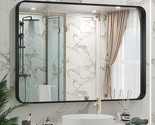Tetote 40X30 Inch Black Frame Mirror, Bathroom Vanity Mirror For Wall, M... - £162.39 GBP