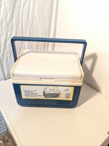 5 Quart Coleman Flip Top Cooler Picnic Lunch Box 7 1/4&quot;H x 10 3/4&quot;W x 8&quot;... - $13.49