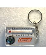 Coleman Vintage Thermometer/Compass Camping Key Ring   Both Work - $15.67