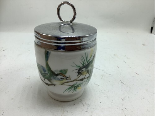 Vintage Royal Worcester Egg Coddler - Birds Item image 7