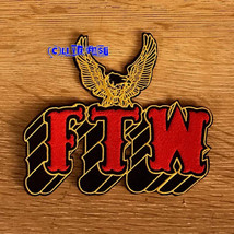 FOREVER TWO WHEELS F THE WORLD FTW PATCH outlaw biker chopper motorcycle - £7.85 GBP