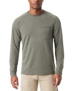Bass Outdoor T-Shirt Men&#39;s Size XL Deep Depths Green Long-Sleeve Ribbed ... - $19.99
