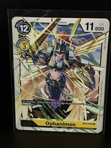 Ophanimon - BT2-040 - R Release Special Booster Ver.1.5 Digimon Lightly ... - $0.98