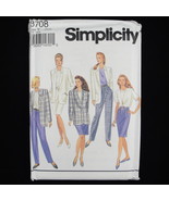 Simplicity 8708 Career Wardrobe Skirt Pants Blouse Top Jacket sizes 18, ... - $2.93
