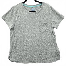 Jane and Bleecker Gray Short Sleeve Casual Tshirt Stretch Tee Soft Medium - £27.05 GBP