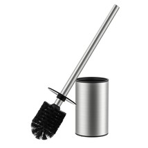 Toilet Brush And Holder Set Brushed Nickel, Heavy Duty 304 Stainless Ste... - $40.99