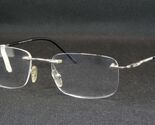 Lunettes Vintage IVERSEN ISLAND G850 Argent UNIQUE RARE 52-18-140mm Italie - $66.80