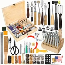 Leather Working Tools and Supplies 424 Pieces Leather Craft Kits With In... - $328.65