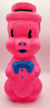 Vtg 1964 Renzi Hot Pink Piggy Bank Blow Mold 16&quot; Tall Clean Anthropomorphic Pig - £41.36 GBP