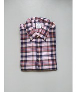 Brooks Brothers Check Plaid Long Sleeve Button Down Cotton  Shirt FTP 0006 - $1,163.77 MXN