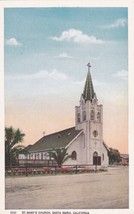 St. Mary&#39;s Church Santa Maria California CA Postcard B18 - £2.38 GBP