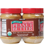 Kirkland Signature Organic Peanut Butter, 28 Oz, 2-Count - $28.76