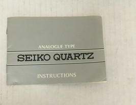 Vintage analogue type Seiko quartz instructions booklet for wrist watch  - €17,15 EUR