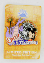 Disney 2007 Disney Vacation Club Epcot® 25th Anniversary Spinner LE Pin#... - £60.18 GBP