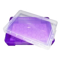 Small Portable Sand Tray With Lid - Purple - £38.68 GBP