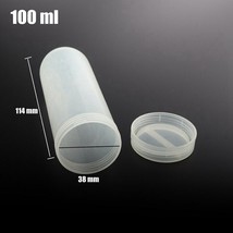 20pcs 100ml Big Plastic Test Tube Centrifuge Vial Laboratory Specimen Co... - $39.80