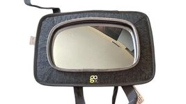 Go by Goldbug Baby Car Mirror Backseat Gray Light Up As Is READ - $14.84