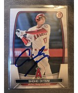 Shohei Ohtani Signed Baseball Football Card Autographed California Angeles  - $123.48 CAD