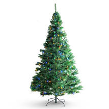 VEVOR 6.5FT Christmas Tree with 450 Multi-Color LED Lights 1227 Branch Tips - £131.29 GBP