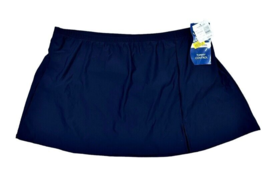 Swim Skirt Skort Size 24W Tummy Control Navy Blue Shape Solver Separates... - £16.80 GBP
