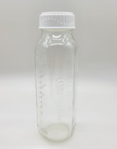Vintage Evenflo Glass Baby Bottle 8 oz  White Ring No Nipple USA Made - £8.59 GBP