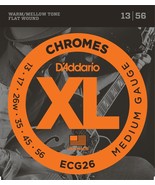 D&#39;Addario Guitar Strings Electric 1 Set ECG26 Chromes Medium - £32.35 GBP