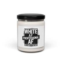 White AF, White History, Funny Gift, Scented Soy Candle, 9oz - £32.15 GBP - £36.26 GBP