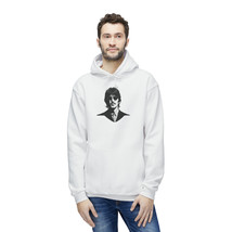Ringo Starr Hooded Sweatshirt | Unisex Black Adult Portrait Graphic 80% Cotton | - £75.38 GBP+