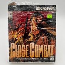 VTG 90s Close Combat PC Game Big Box 1996 Microsoft & Atomic Games CD Sealed - $37.36