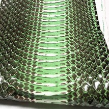 Genuine Cobra  Snake Skin Leather Hide Snakeskin Craft Supply Glossy Green - $259.83 MXN+