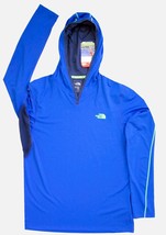 North Face Men’s Ampere Running Hoodie Honor Blue Size M - £51.41 GBP