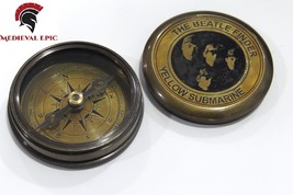 The Beatle Finder Brass Camping Antique Pocket Compass - £23.49 GBP