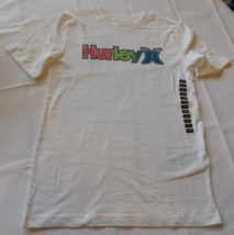 Hurley Boy&#39;s Youth Short Sleeve T Shirt White Size 14/16 12-13 Years NWOT - $19.55