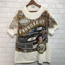 Dale Earnhardt Intimidator Barbed Wire T-Shirt L Large Chase  All Over P... - $63.71