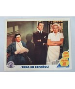 The Postman Always Rings Twice Lobby Card Spanish 1946 11x14 Lana Turner #3 - £389.37 GBP