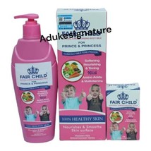 Fair child natural skin tone kids teens amino multivitamin body lotion and soap - £36.44 GBP