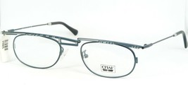 Vintage Chai Ge 3 F11 TEAL-GREEN /SILVER Eyeglasses Glasses Frame 50-19-145mm - £64.05 GBP