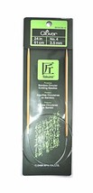 Clover Takumi Bamboo 24 Inch Circular Knitting Needle Size 4 - $280.67 MXN
