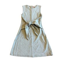 Ted Baker London Evalina Tie Front Dress Grey Stretch Sleeveless Size 4 Women&#39;s - $62.89