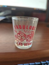 Fabulous Las Vegas Dice Shot Glass NICE - £3.95 GBP