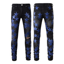 Ripped Blue Star Jeans - £40.18 GBP