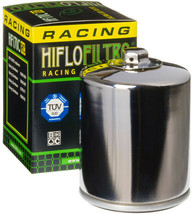 Hi Flo Racing Oil Filters For V-Twin Chrome, Long HF170CRC - $12.95
