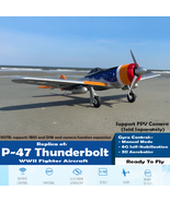 RC Airplane P47 Warbird FPV WWII Fighter Gyro 3D 6G Aerobatic Stunt Airc... - $259.99