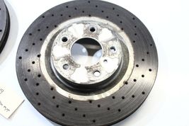 2003-2005 INFINITI G35 350Z RWD FRONT PAIR LEFT & RIGHT SIDE DRILLED ROTORS P819 image 2