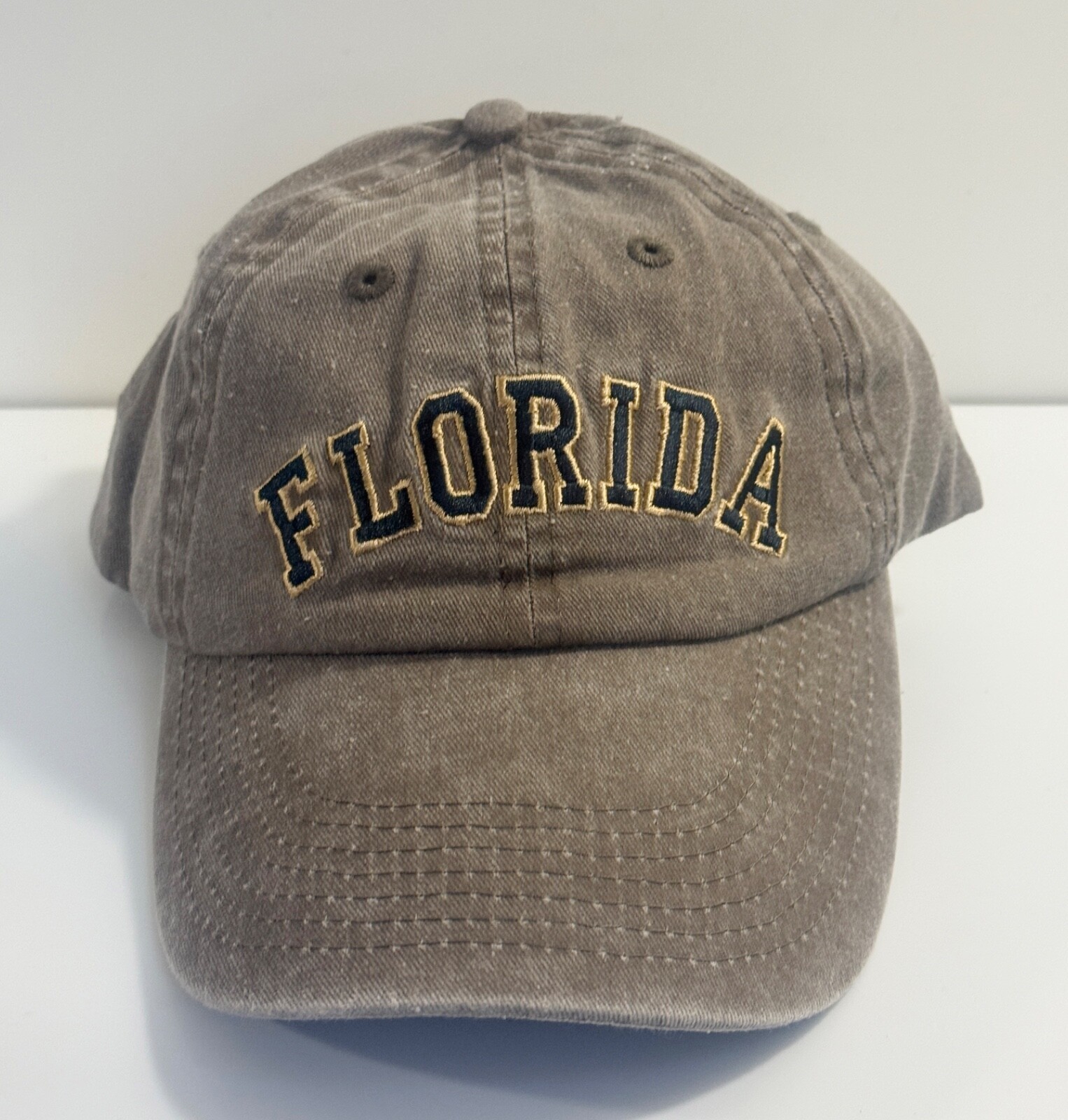 BJR Classic Headwear FLORIDA Adjustable Gray Hat Cap NEW - $5.49
