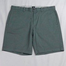 J.CREW 34 x 9&quot; Green H5020 Flex Cotton Twill Mens Chino Shorts - £14.92 GBP