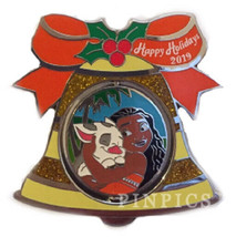 Disney Moana and Pua Polynesian Village Christmas Bell Limited Edition 3000 pin - £12.66 GBP
