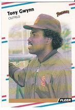 G) 1988 Fleer - Baseball Trading Card - Tony Gwynn #585 - $1.48