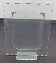 *A) Vintage Art L/25 Glass Manufacturers Tabletop Frame Made in Italy - $276.61 MXN