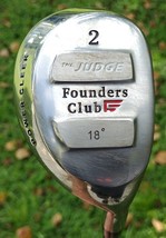 Founders Club The Judge Power Cleek Fairway 2 Wood Hybrid 18º S Flex Gra... - £31.45 GBP